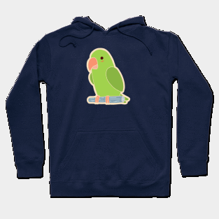 Cute Parrot - Green Hoodie